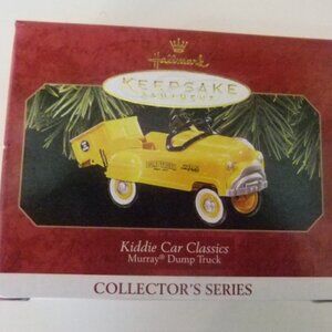 NIB Hallmark Keepsake 1997 Murray Dump Truck Ornament Kiddie Car Classics